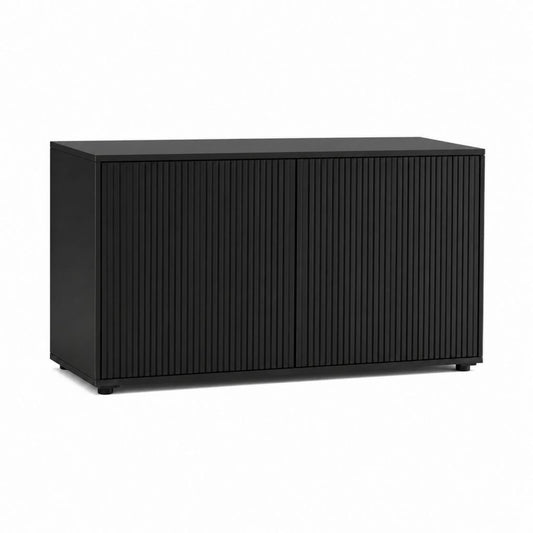 TV-Schrank Schwarz MDF rechteckig 120 x 40 x 75 cm